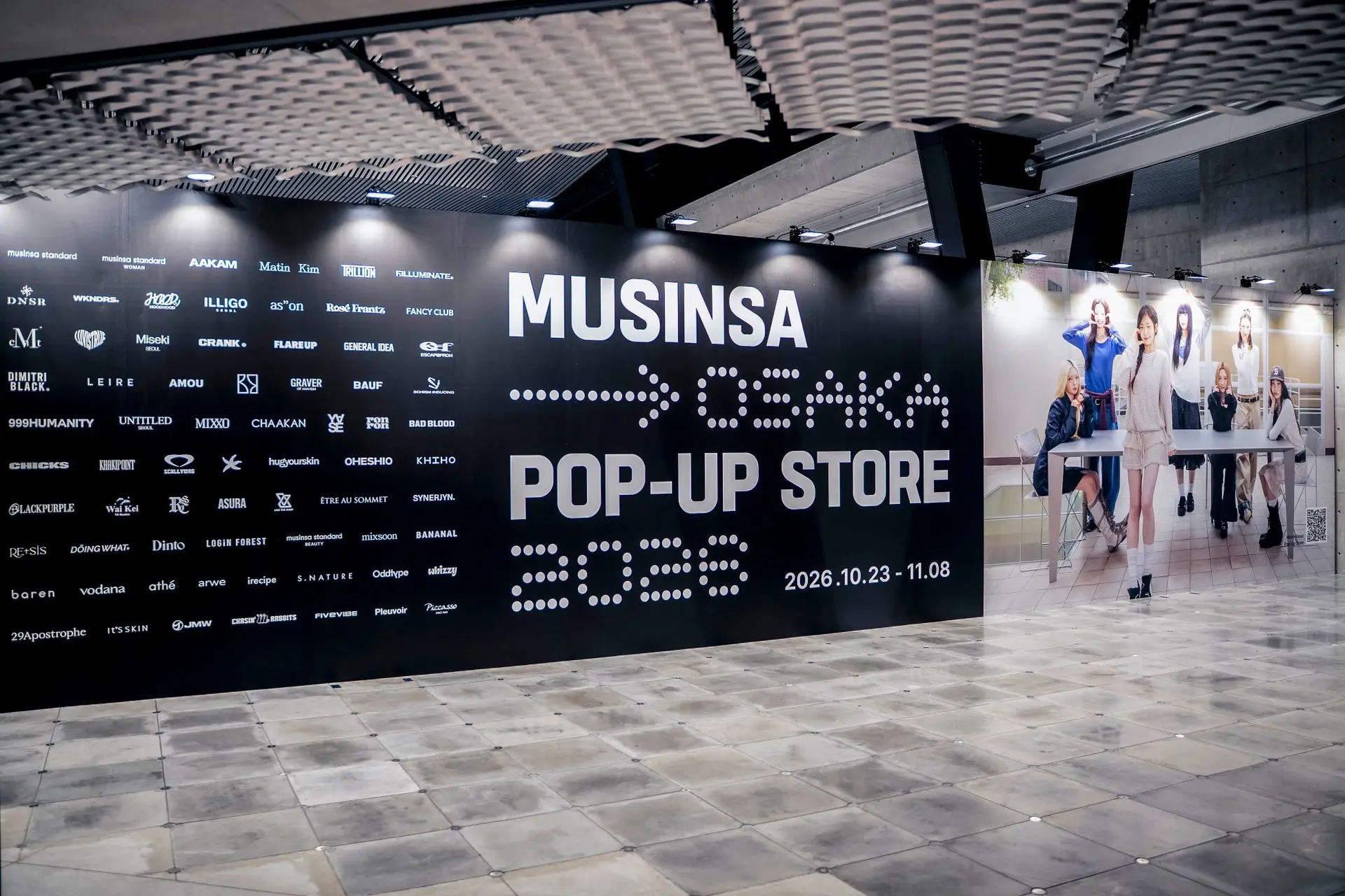MUSINSA（ムシンサ）大阪ポップアップストア