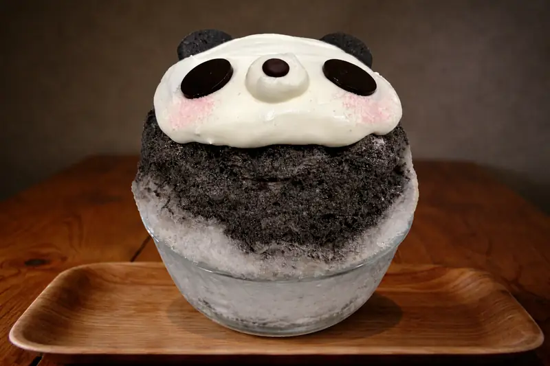 ごまパンダかき氷 恋するパンダ 恋氷（KOIGORI）神戸南京町