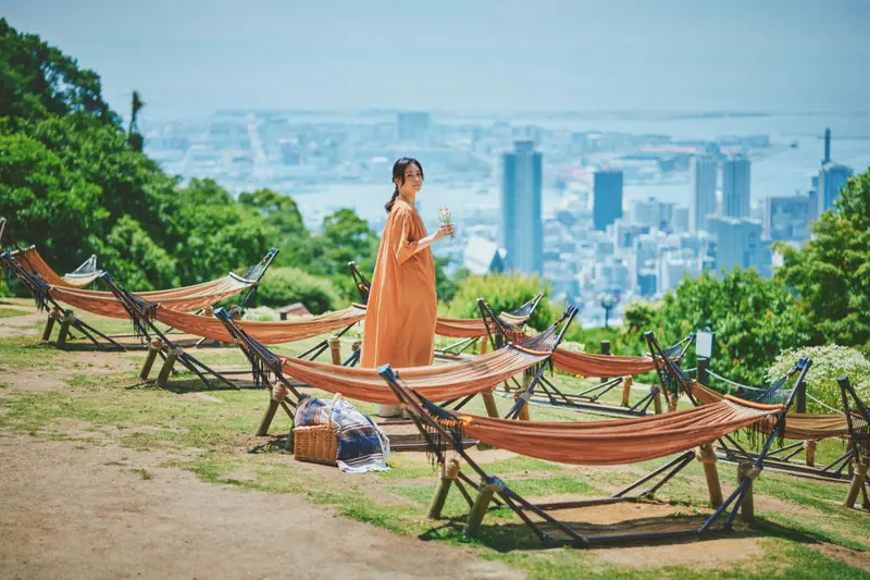 가제노오카 잔디 광장의 피크닉 스팟