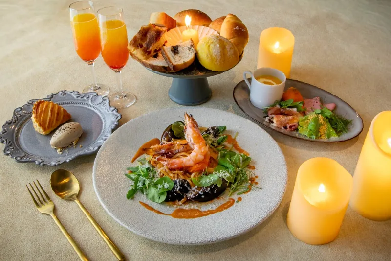 キャンドルナイトのメイン料理