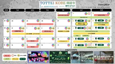 ドローンショー・DJナイト・バブルアートも！TOTTEI KOBE開港祭のイベントまとめ【2026年4月版】
