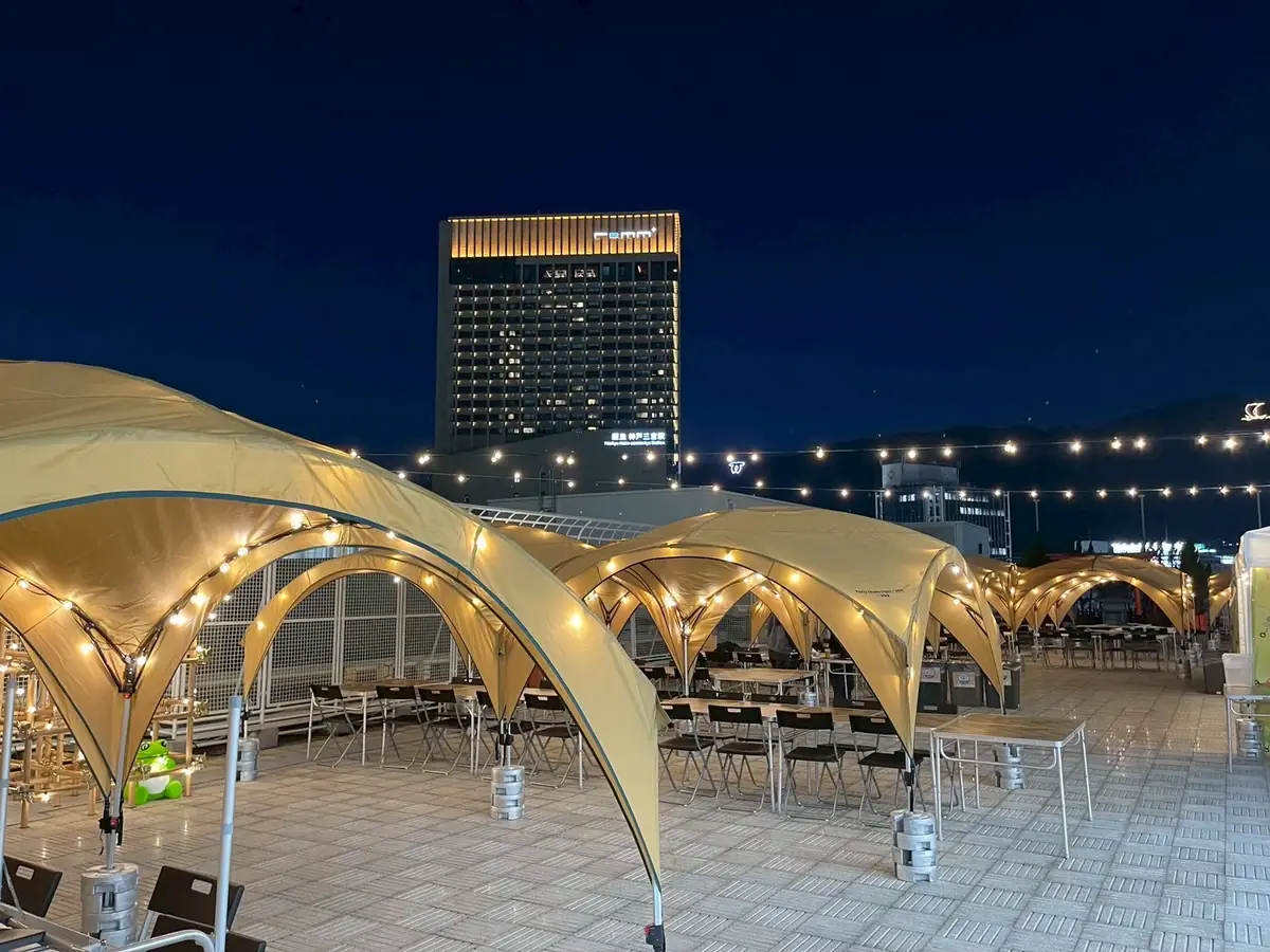 三宮で手ぶらBBQ。神戸阪急屋上「URBAN EARTH BBQ」2026年VIP席新設でリニューアル