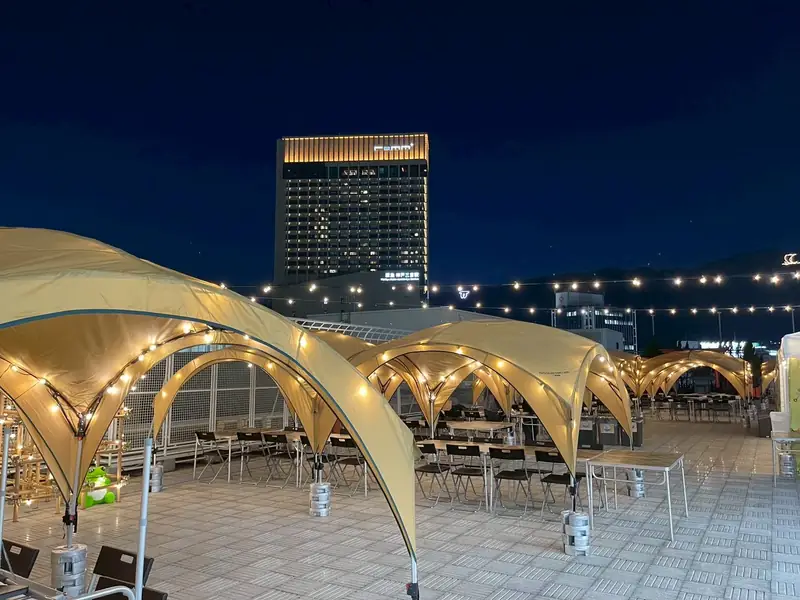 URBAN EARTH BBQ 神戸阪急店 屋上